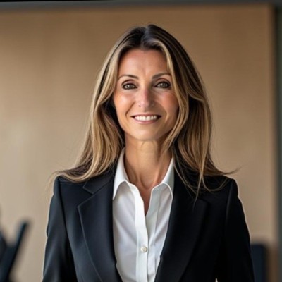 Portrait of Maria Rudnick, VP of Sales of Universal Network Services